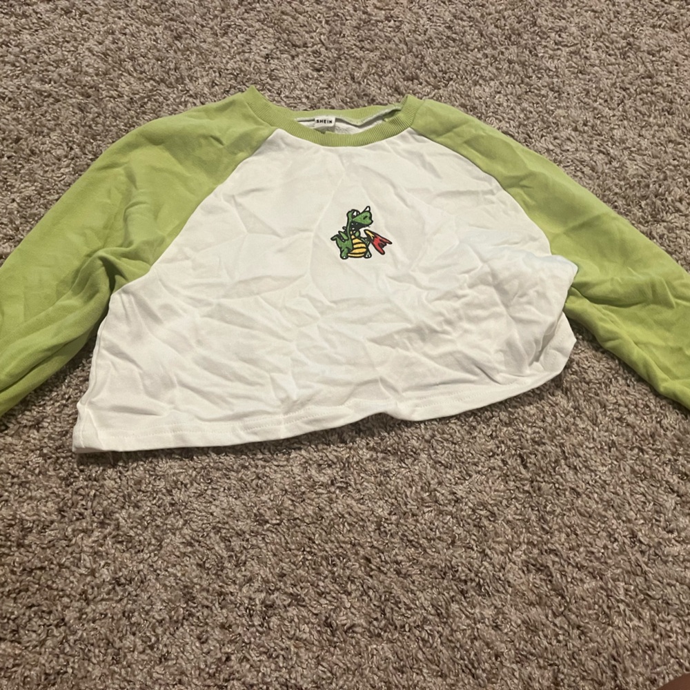 Dino cropped sweatshirt